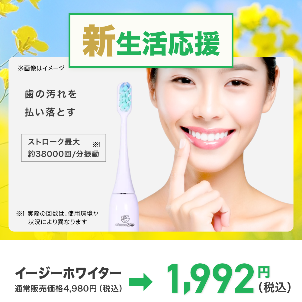 電動歯ブラシ goodnessgogh クラプロックス 音波式電動歯ブラシ ハイドロソニックイージー 電動