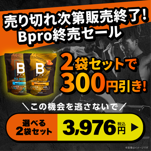 【在庫処分セール】Bpro(ビープロ)　2袋セット