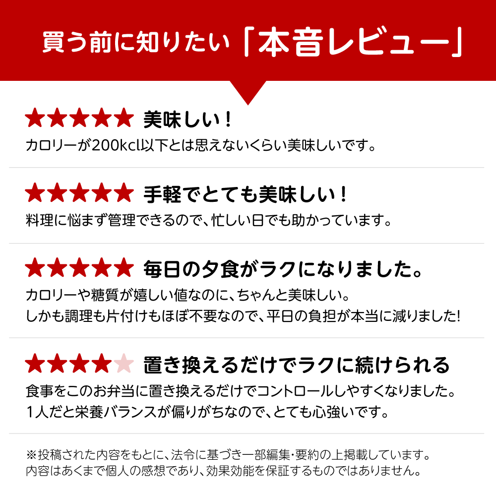 chocoDeli】スマート弁当5食 カロリー200kcal以下セット[FR] ｜チョコ