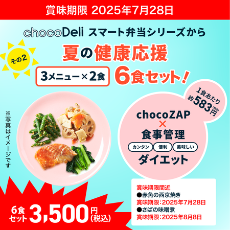 【chocoDeli】スマート弁当 夏の健康応援6食セット②[FR]