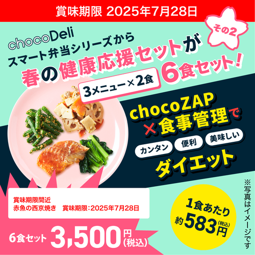 【chocoDeli】スマート弁当 春の健康応援6食セット②[FR]